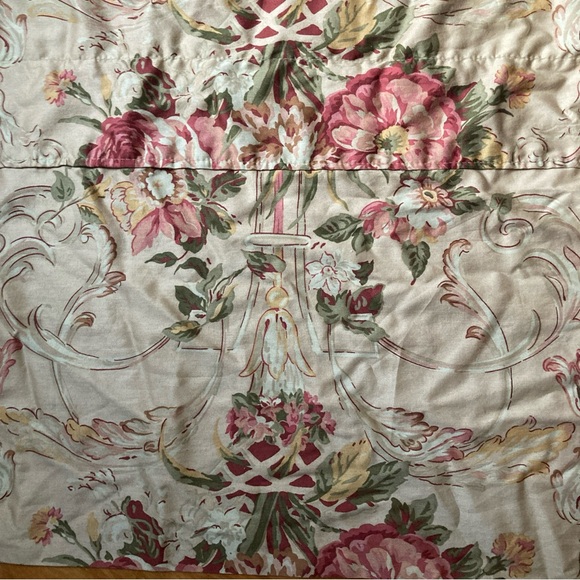 RALPH LAUREN GUINEVERE VALANCES (set 2) 100% COTTON FRENCH COUNTRY 80”x17”” - Picture 3 of 5
